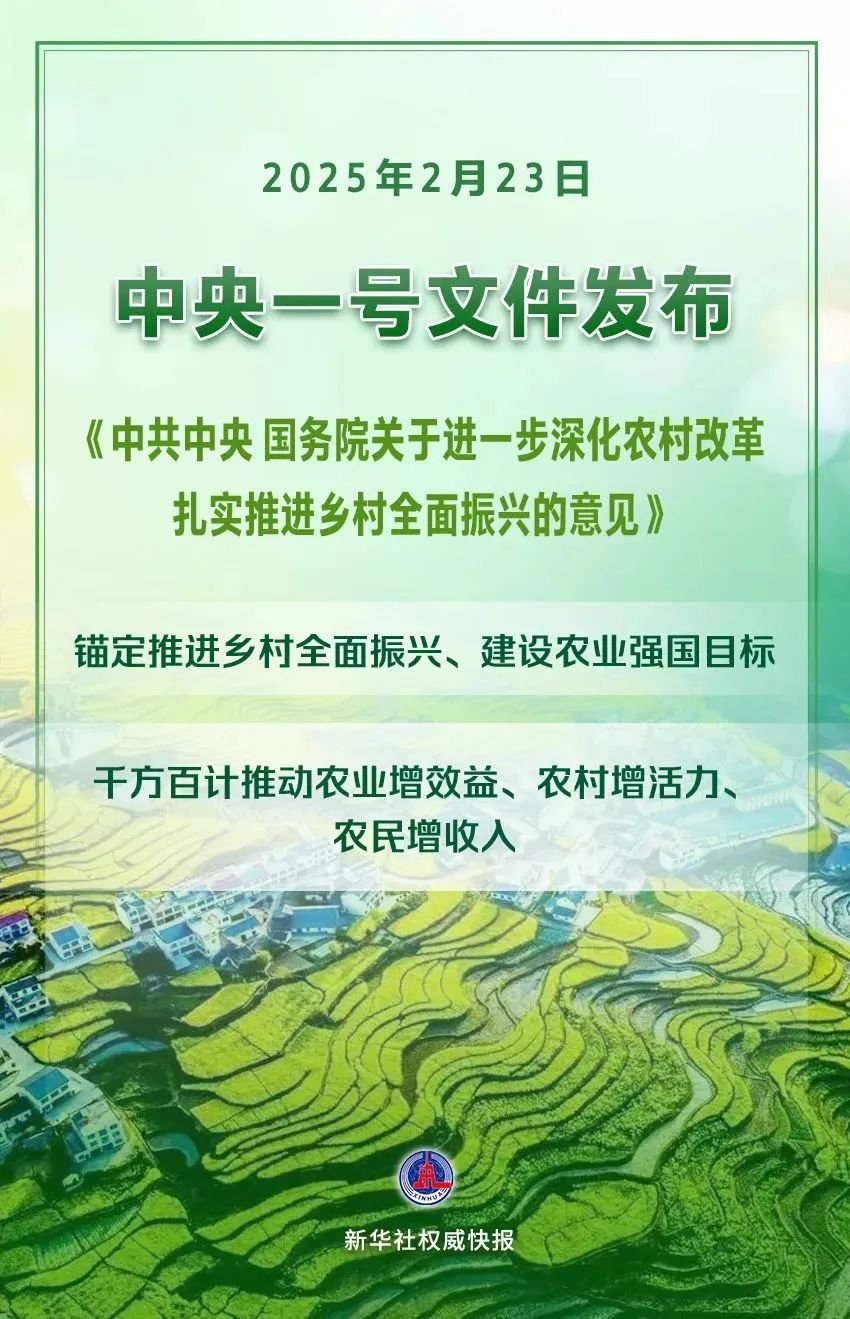 67c39735f60f54789e6fd1b828d164f1.jpg 2025年中央一號(hào)文件發(fā)布.jpg